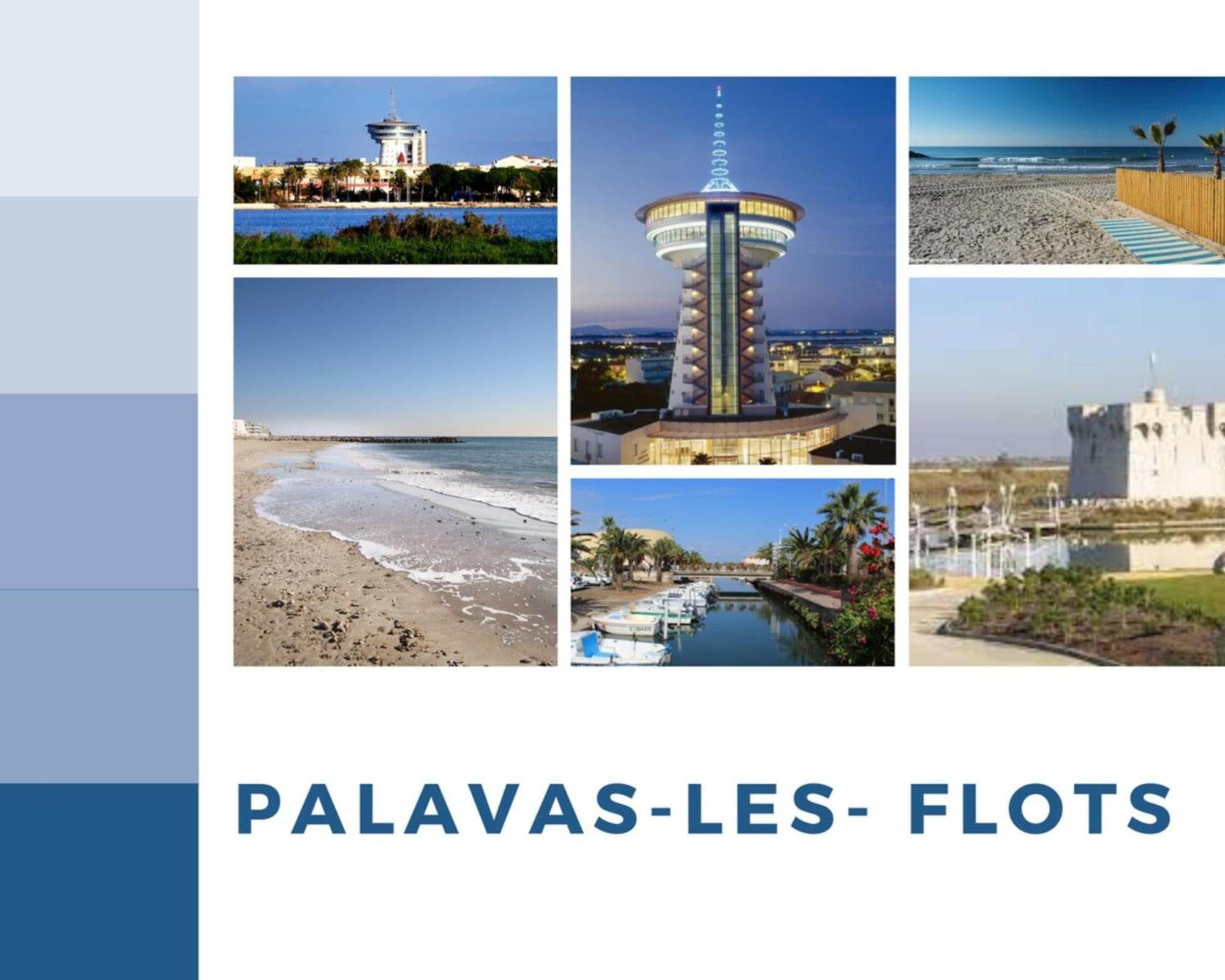 T3 Somptuosa 1 Ere Ligne Vue Mer Palavas 외부 사진